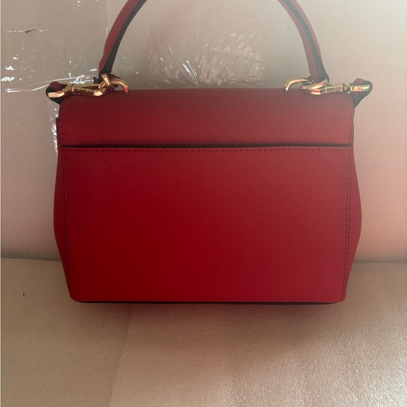 Michael Kors saffiano red leather top handle or crossbody. Excellent condition. - Picture 2 of 3